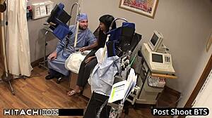 Eliza Shields Endures Doctor's Mandatory Hitachi Orgasms Tampa Clinic