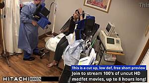 Eliza Shields Endures Doctor's Mandatory Hitachi Orgasms Tampa Clinic