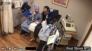 Eliza Shields Endures Doctor's Mandatory Hitachi Orgasms Tampa Clinic