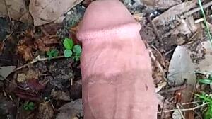 Morning Outdoor Piss With My Long Thick Penis