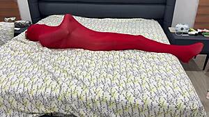 i'm locked tight in pantyhose bondage cocoon stretched helpless