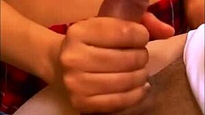 shy college latina crashes at friend's after party—wants cuddles, gets fucked