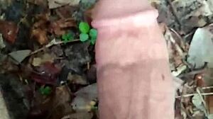 Morning Outdoor Piss With My Long Thick Penis