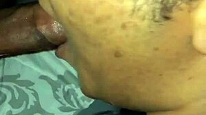 Gagging Hard While Throwing Up on Thick Cock