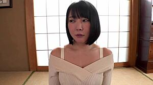 Busty Japanese MILF begs for rough pounding!