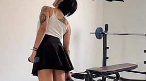 Delicious Hot Girl's Teasing Workout Leaves Me Aching