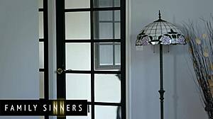 horny stepdaughter's wet pussy craves stepdad's monster cock