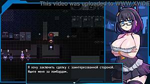 Waitress panties make big men throb!