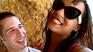 wanna watch latina milf's outdoor pussy fuck in heels?