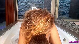 big tits blonde milf fucked wildly in jacuzzi