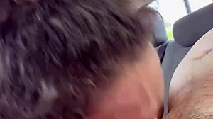 bored street hooker deepthroats bends over for cum