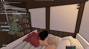ROBLOX DEVIL BITCH GAGS ON MASSIVE COCK!