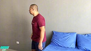 brazilian milf secretary with big tits and natural curves gives ass to boss big cock blowjob