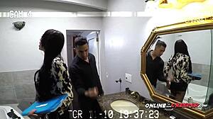 i can't believe bethany's tied up taking bruno's monster cock so hard