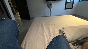 i pound the juicy colombian maid's tight pussy hard