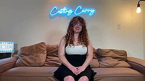 Curvy Redhead Nurse Casting Blowjob And Cowgirl Ride