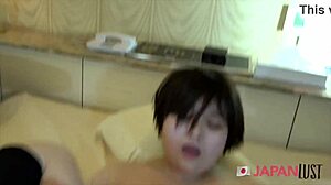 short-haired japanese teen craves hard creampie orgasm now