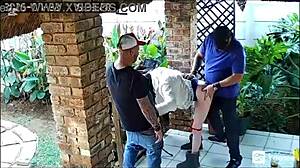 Spycam Catches Wife's MMF Creampie with Best Friends at Work