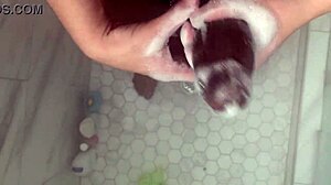 Stepdad's Huge Black Cock Worshipped by Tight Japanese Teen Virgin