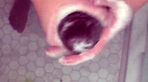 Stepdad's Huge Black Cock Worshipped by Tight Japanese Teen Virgin