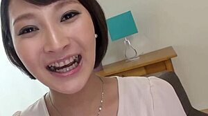 Asian Babe Sucks Cock Passionately After Sexy Photoshoot Interview