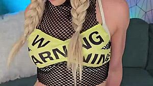 Wifey watches me worship bbc dildo nasty goddess style