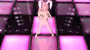 Megurine Luka Vocaloid Love Project Diva Nude Mod Bunny Costume Full Exposure