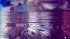 Suzuna Komiya Nastiest Pool Group Blowjob Orgy