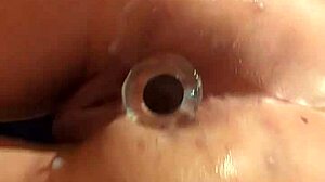 My asshole gapes wide open like a tunnel after rough outdoor assfucking creampie