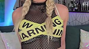 Wifey watches me worship bbc dildo nasty goddess style