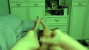 Pov solo masturbation with massive cock close up view
