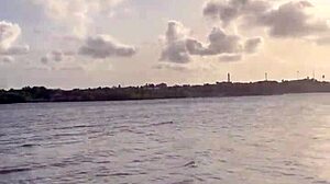 Bikini Brazilian Wife Rides POV Boat Ass