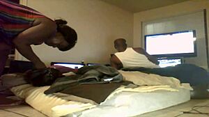 thick ghetto black milf mama shows off her hot curvy pussy and ass