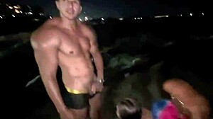 Huge Tits Flashed Outdoor Before Monster Cock Blowjob