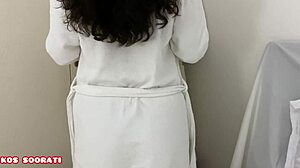 Big tits stepmom fucks hard right after her steamy shower