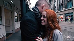 Glamour babe teases huge cock dreaming of wet quickie cumshot facial