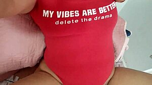 stepmom's perfect tits beg for my amateur suck in homemade play