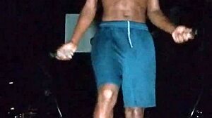 park outdoor workout solo tease