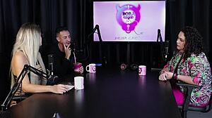 Marina, that sheer red lingerie with Bruna is wild!