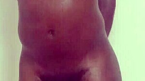 Shower time after zodiac celebration with fresh shaved look