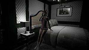 Blonde Fingers Shaved Pussy Outdoors in Angels Awakening Part 5?