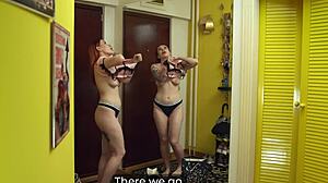 i catch my stepmom spying and we get naughty together