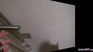 German amateur ditches condom to creampie tight pussy raw