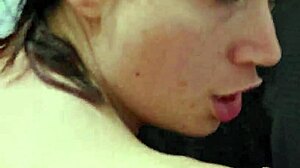 submissive brazilian girlfriend gaps her huge clit pussy and ass for friend's creampie pov