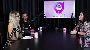 Marina, that sheer red lingerie with Bruna is wild!