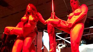 Keisha Ortega Mary Rider Threesome Cumshot Faces Outdoor