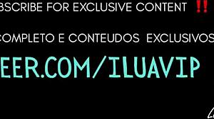 Safada lesbian licks my pussy with strap-on while neighbors watch