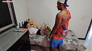 Fingering pussy on phone to make hubby jealous then fucked like slut!