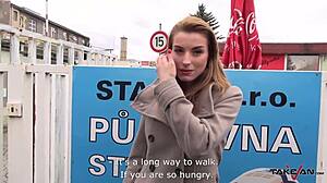 freezing blonde secretary tits out fucks stranger quick