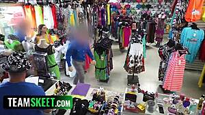 Shoplyfter EXOTIC ASIAN LUNA LUX Gets BLOWBANG GANGBANG After CAUGHT STEALING Cumshot Facial